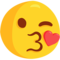 Face Blowing a Kiss