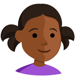 Girl: Medium-Dark Skin Tone