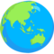 Globe Showing Asia-Australia