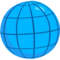Globe with Meridians