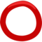 Hollow Red Circle