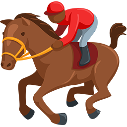 Horse Racing: Medium-Dark Skin Tone