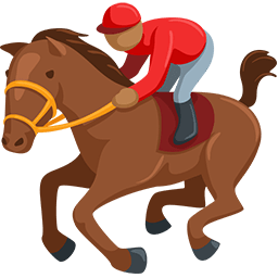 Horse Racing: Medium Skin Tone
