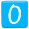 Keycap Digit Zero