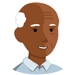 Old Man: Medium-Dark Skin Tone