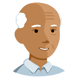 Old Man: Medium Skin Tone