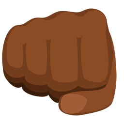 Oncoming Fist: Medium-Dark Skin Tone