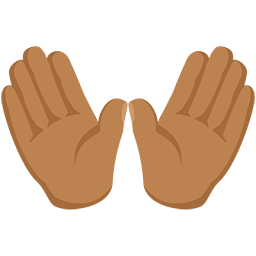 Open Hands: Medium Skin Tone