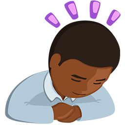 Person Bowing: Medium-Dark Skin Tone