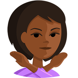 Person Gesturing No: Medium-Dark Skin Tone