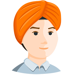 Person Wearing Turban: Light Skin Tone