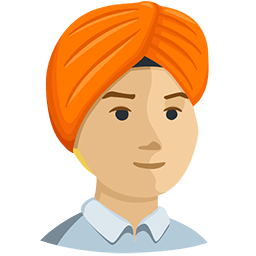 Person Wearing Turban: Medium-Light Skin Tone
