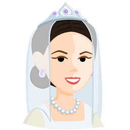 Person with Veil: Light Skin Tone