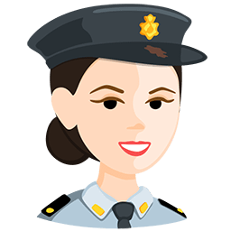 Police Officer: Light Skin Tone