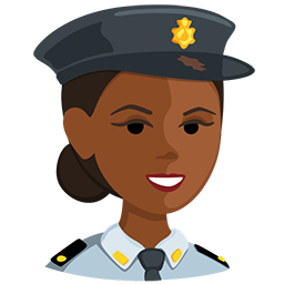 Police Officer: Medium-Dark Skin Tone