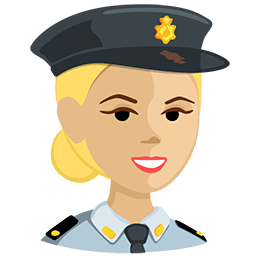 Police Officer: Medium-Light Skin Tone