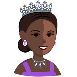 Princess: Dark Skin Tone