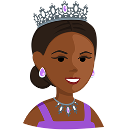 Princess: Medium-Dark Skin Tone