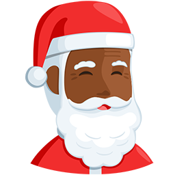 Santa Claus: Medium-Dark Skin Tone
