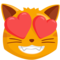 Smiling Cat with Heart-Eyes