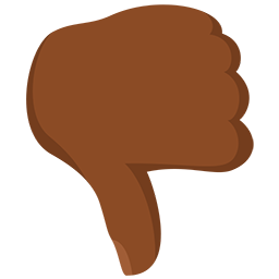 Thumbs Down: Medium-Dark Skin Tone