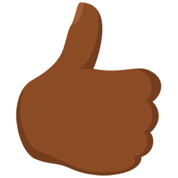 Thumbs Up: Medium-Dark Skin Tone