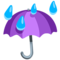 Umbrella with Rain Drops