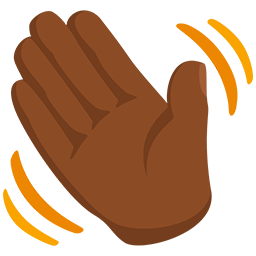 Waving Hand: Medium-Dark Skin Tone