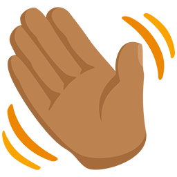 Waving Hand: Medium Skin Tone