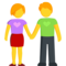 Woman and Man Holding Hands