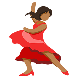 Woman Dancing: Medium Skin Tone
