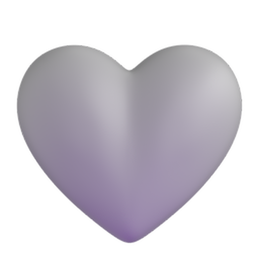 Corazón gris Corazón gris