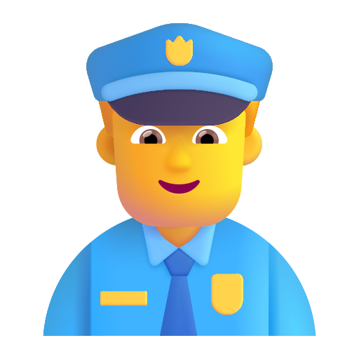Agente De Policía Hombre Agente De Policía Hombre