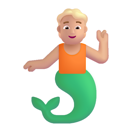 Persona Sirena: Tono de Piel Claro Medio Persona Sirena: Tono de Piel Claro Medio