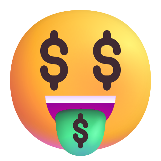Cara Con Lengua De Dinero Cara Con Lengua De Dinero