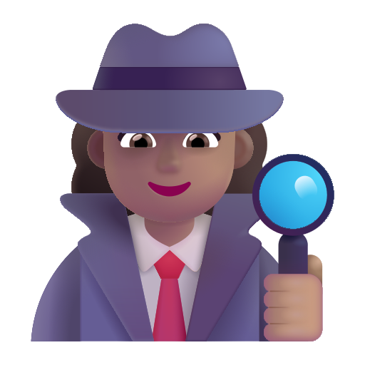 Detective Mujer: Tono de Piel Medio Detective Mujer: Tono de Piel Medio