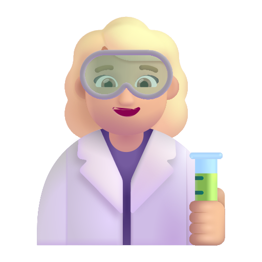 Profesional De La Ciencia Mujer: Tono de Piel Claro Medio Profesional De La Ciencia Mujer: Tono de Piel Claro Medio