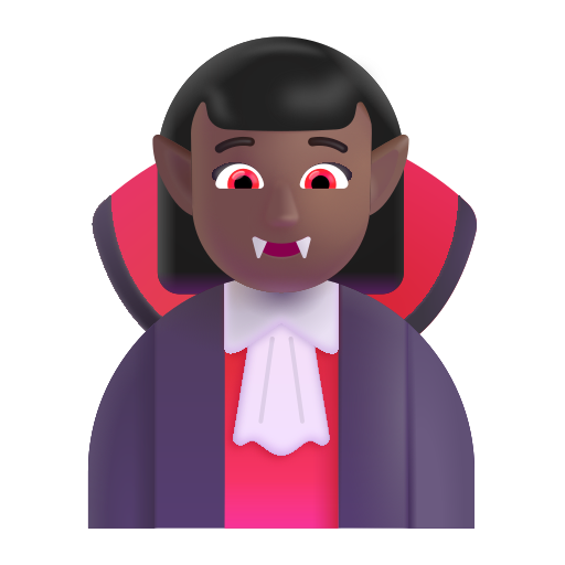 Vampiresa: Tono de Piel Oscuro Medio Vampiresa: Tono de Piel Oscuro Medio