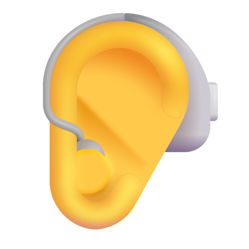 Oreja Con Audífono Oreja Con Audífono