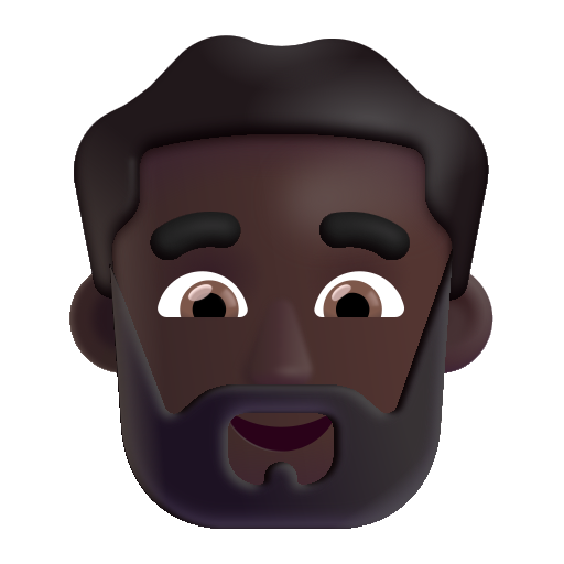 Hombre: Tono de Piel Oscuro, Barba Hombre: Tono de Piel Oscuro, Barba
