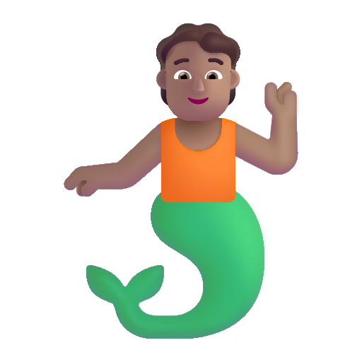 Persona Sirena: Tono de Piel Medio Persona Sirena: Tono de Piel Medio