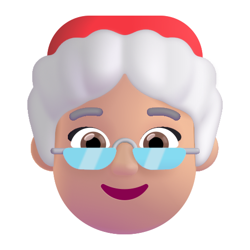 Mamá Noel: Tono de Piel Claro Medio Mamá Noel: Tono de Piel Claro Medio