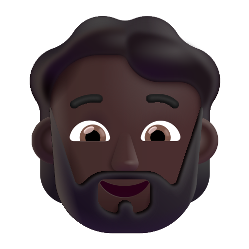 Persona Adulta: Tono de Piel Oscuro, Barba Persona Adulta: Tono de Piel Oscuro, Barba