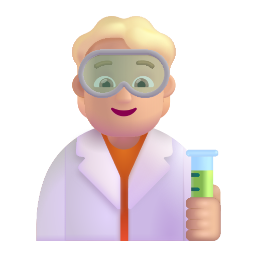 Profesional De La Ciencia: Tono de Piel Claro Medio Profesional De La Ciencia: Tono de Piel Claro Medio