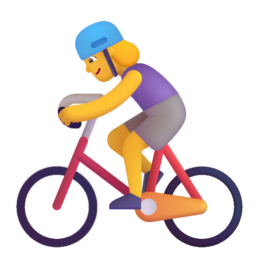 Mujer En Bicicleta Mujer En Bicicleta