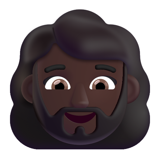 Mujer: Tono de Piel Oscuro, Barba Mujer: Tono de Piel Oscuro, Barba