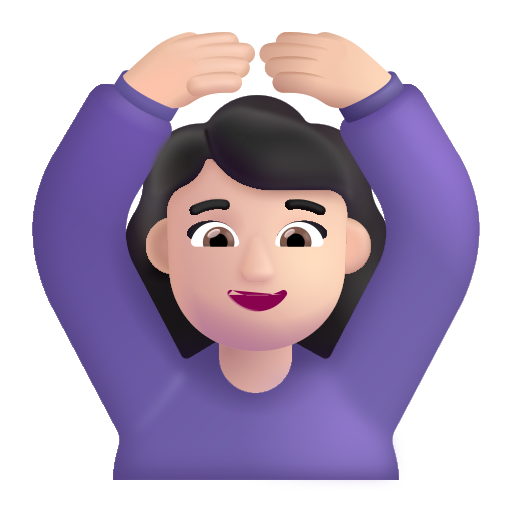 Mujer Haciendo El Gesto De "De Acuerdo": Tono de Piel Claro Mujer Haciendo El Gesto De "De Acuerdo": Tono de Piel Claro