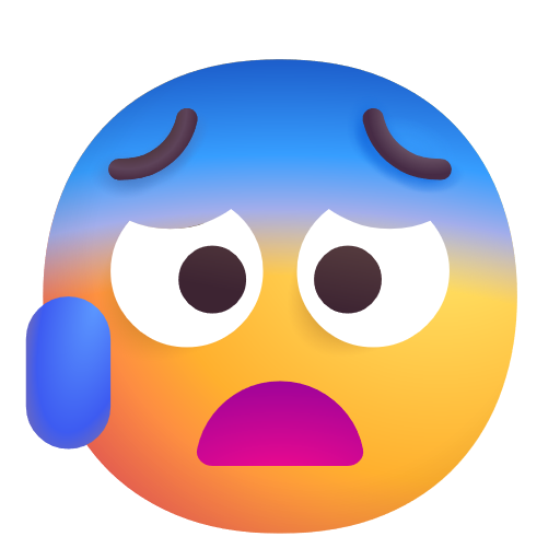 Visage Anxieux Avec Goutte De Sueur