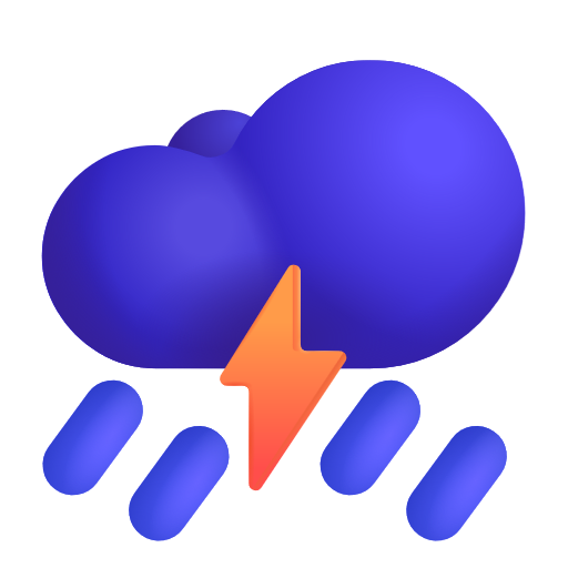 Nuage Avec Éclair Et Pluie Nuage Avec Éclair Et Pluie