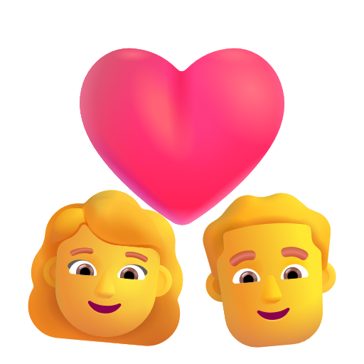 Couple avec cœur: Femme, Homme